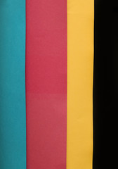 CMYK colors palette papers