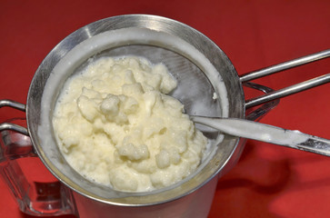 Pouring of the Kefir