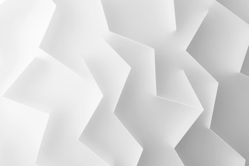 Geometric elements for white abstract background