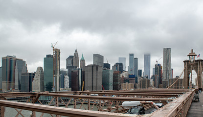 Obraz premium Nowy Jork Brooklyn Bridge Manhattan