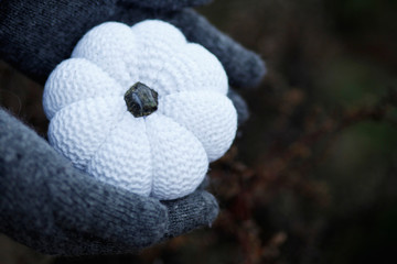 knitted pumpkin
