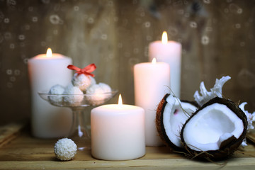 composition toned with Cokonut candy