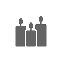 Candles icon. Element of World religiosity icon. Premium quality graphic design icon. Signs and symbols collection icon