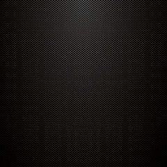 Dark vector carbon fiber texture. Black metal abstract industrial background