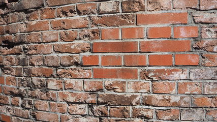 red brick wall background