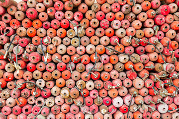 The Fire extinguisher is damaged.