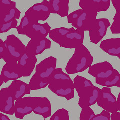 UFO camouflage of various shades of grey, violet and vine colors