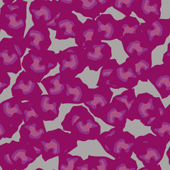 UFO camouflage of various shades of grey, violet and vine colors