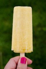 Yellow popsicle