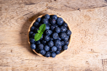 fresh blueberries