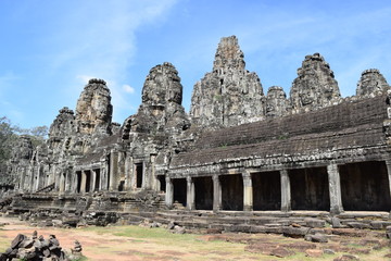 Fototapeta na wymiar Angkor Thom (Bayon), Cambodia, South East Asia