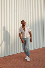 fashion, man, street, young, style, stylish, lifestyle, casual, urban, handsome, male, adult, model, guy, people, city, men, person, portrait, background, outdoors, denim, modern, hipster, jacket, pos