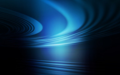 Dark BLUE vector template with curved lines.
