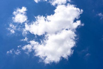 Fototapeta premium Beautiful blue sky and clouds. Creative vintage background.