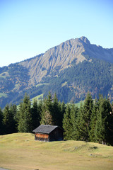 Almhütte bei Sonntag-Stein