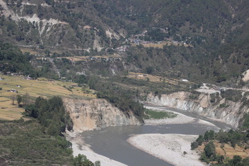 Deep Valley in India 