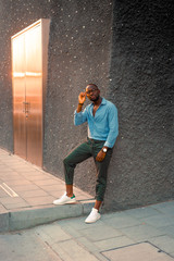 fashion, man, street, young, style, stylish, lifestyle, casual, urban, handsome, male, adult, model, guy, people, city, men, person, portrait, background, outdoors, denim, modern, hipster, jacket, pos