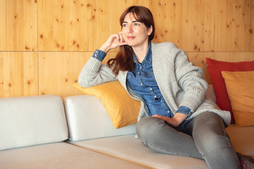 Woman relaxing
