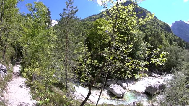 Soca River in Slovenia