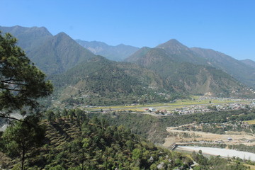 Valley in Himalaya 
