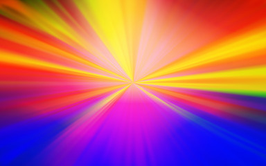 Light Blue, Yellow vector blurred shine abstract background.