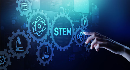 STEM science, technology, engineering, and mathematics as educational category.
