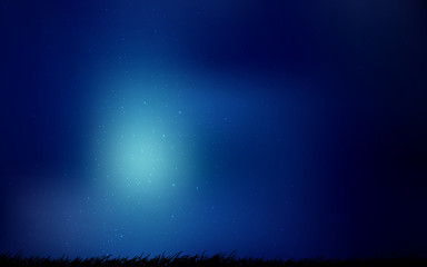 Fototapeta na wymiar Dark BLUE vector background with astronomical stars.