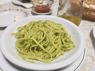 Trenette with Pesto