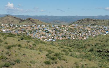 Teil von Katutura, Township von Windhuk, Namibia