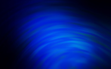 Dark BLUE vector texture with curved lines.