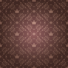 wallpaper | brown background | royal pattern