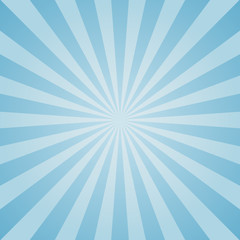 Sunlight background. Pale blue color burst background Fantasy Vector illustration.