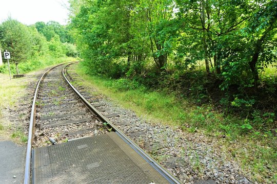 Bahnstrecke Kurve
