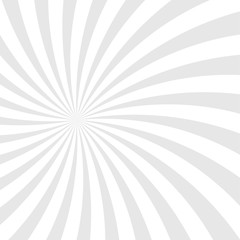 Sunlight spiral background. grey color burst background. Fantasy Vector illustration.