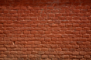 old red brick wall background or texture
