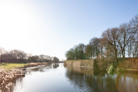 The ramparts in Ypres, Belgium