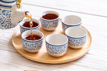 Obraz na płótnie Canvas beautiful Chinese tea set