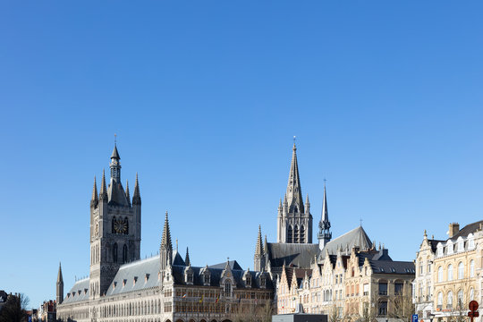Skyline of Ypres, Belgium