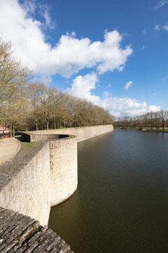 The ramparts at Lille gate in Ieper