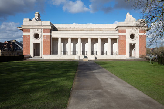 Side View of the Menin Gate in Ypres