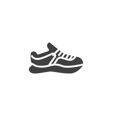 Sport sneaker vector icon. filled flat sign for mobile concept and web design. sport running shoe glyph icon. Symbol, logo illustration. Vector graphics