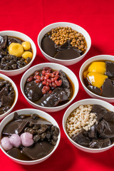 台湾の漢方黒ゼリー　Licorice black jelly Taiwanese dessert