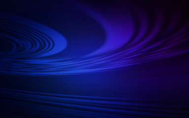 Dark BLUE vector template with bent lines.