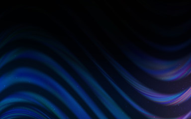 Dark BLUE vector background with galaxy stars.