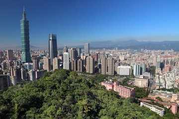 Fototapeta na wymiar Taipei City