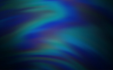 Dark BLUE vector blurred and colored pattern.