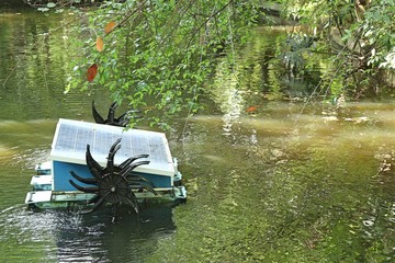 Oxygen machine in the river