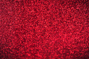 Bright sparkle red background. Holiday and festive concept.