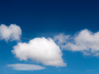 blue sky and white clouds background