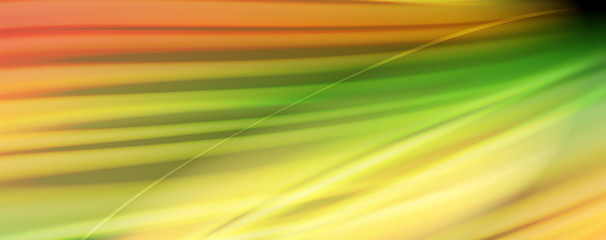 Flowing liquid colors - modern colorful flow poster. Wave liquid shapes. Art design for your design project